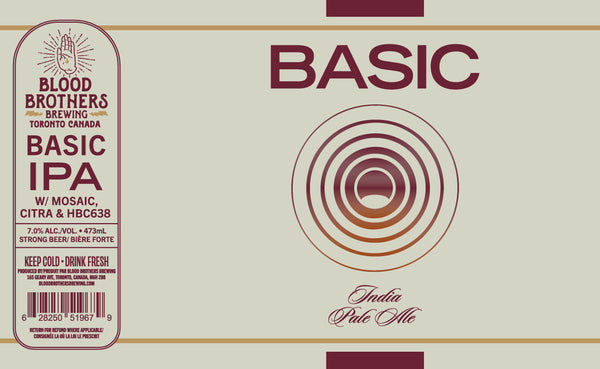 BASIC IPA • 473 ML TALL CAN