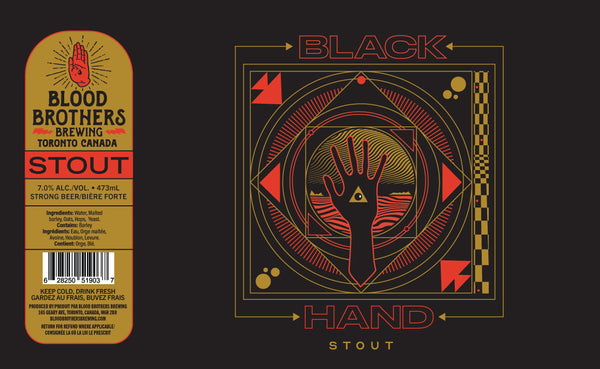 BLACK HAND • 473 ML TALL CAN