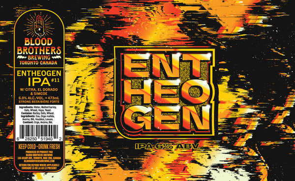 ENTHEOGEN - CITRA, EL DORADO & SIMCOE - 473 ML TALL CAN