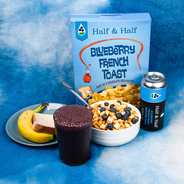 HALF & HALF - BLUEBERRY FRENCH TOAST • 473 ML TALL CAN